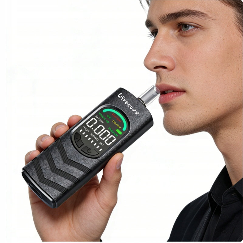 BREATHALYZER PRECISION TESTER LCD USB FAST DIGITAL ELECTROCHEMICAL