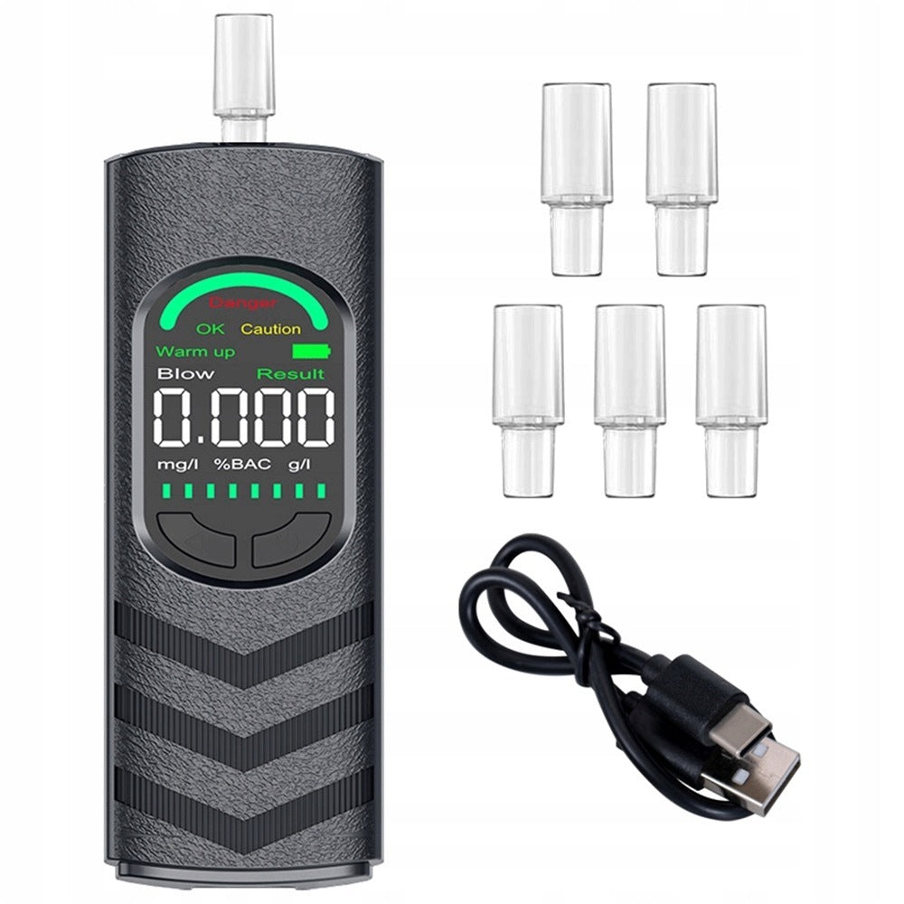BREATHALYZER PRECISION TESTER LCD USB FAST DIGITAL