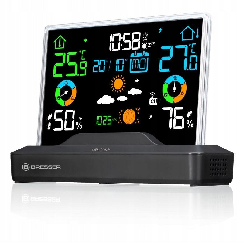 BRESSER Wireless Weather Station with Frameless Color Display Packaging status original