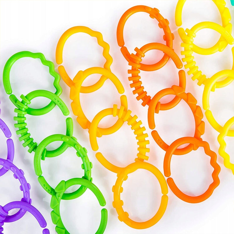 BRIGHT STARTS - COLORFUL LOOP WHEELS (24pcs)