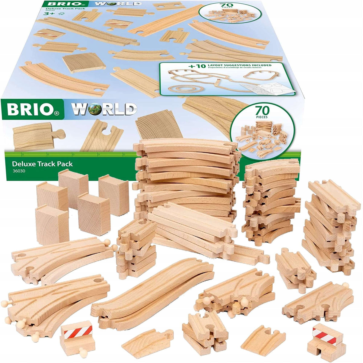 BRIO. Ravensburger Deluxe Track Set Brand Brio