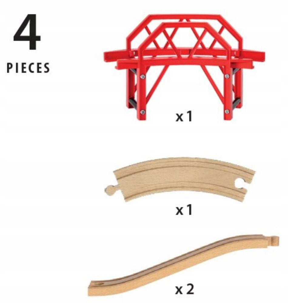 BRIO WORLD RAILWAY BRIDGE AT TURN 4 ELEMENT. 33699 EAN (GTIN) 7312350336993
