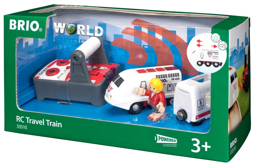 BRIO WORLD TRAVEL TRAIN EXPRESS LOCOMOTIVE REMOTE CONTROLLED RC PILOT