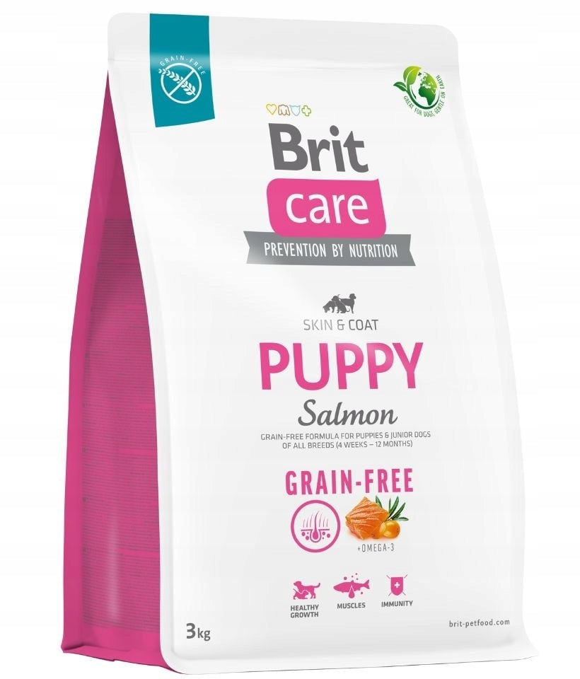 BRIT Care Grain-free Puppy dry food with salmon 3 kg