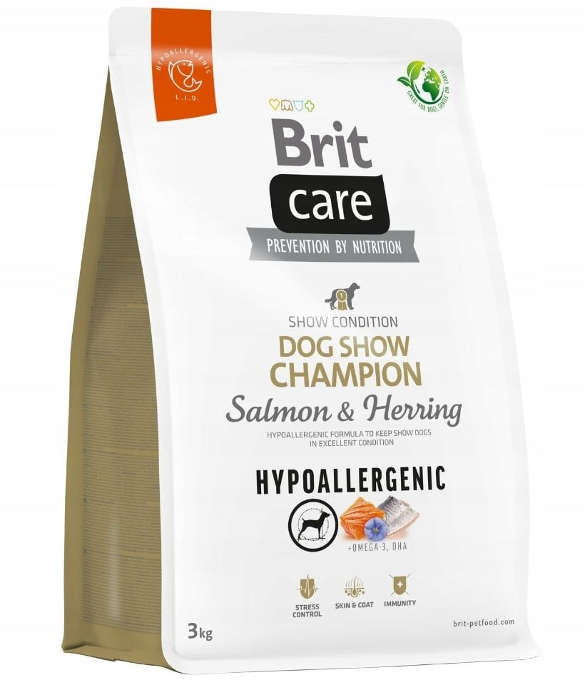 BRIT Care Hypoallergenic Dog Show Champion 3 kg for show dogs