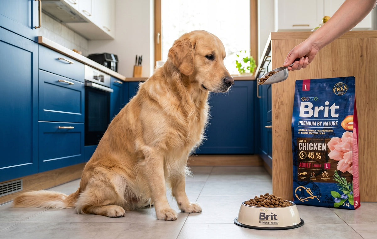 BRIT Premium By Nature Adult Large Breed Chicken Dry Dog Food, 15 kg Packaging status original