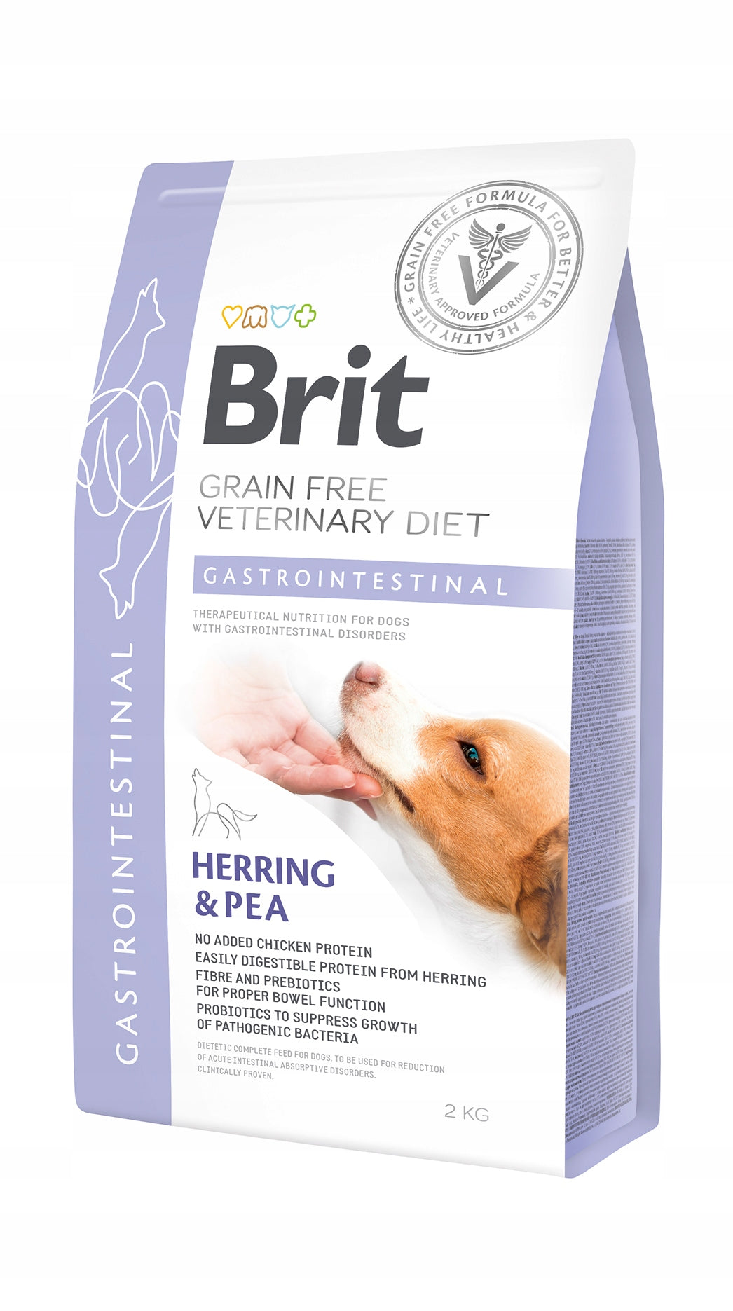 BRIT Veterinary Diets Dog Gastrointestinal Dry Food 2 kg Brand Brit