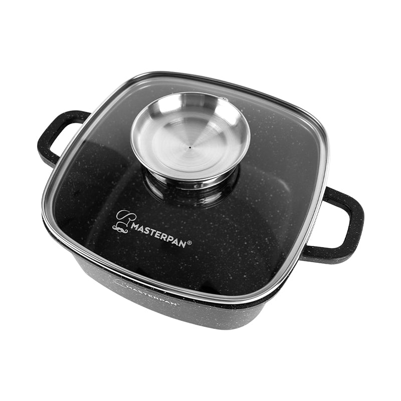 BRITTANY MARBLED POT2,8l 20cm INDUCTION GAS MASTERPAN 2101 - 2026 Manufacturer code Garnek 2,8 Lit. MASTERPN MP-2101