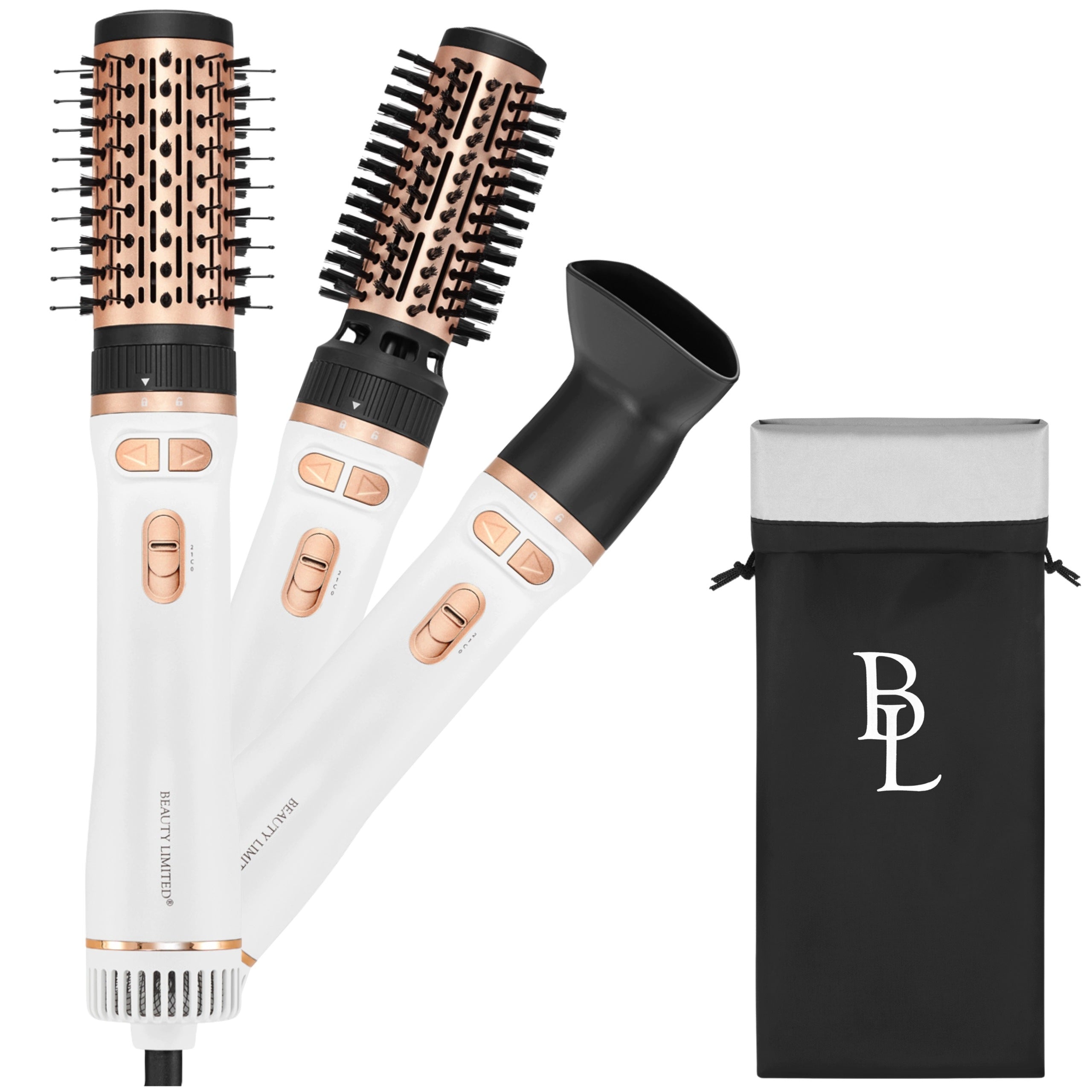 BRUSH ROTARY DRYER WHITE 3IN1 IONIZATION 1200W BEAUTY LIMITED