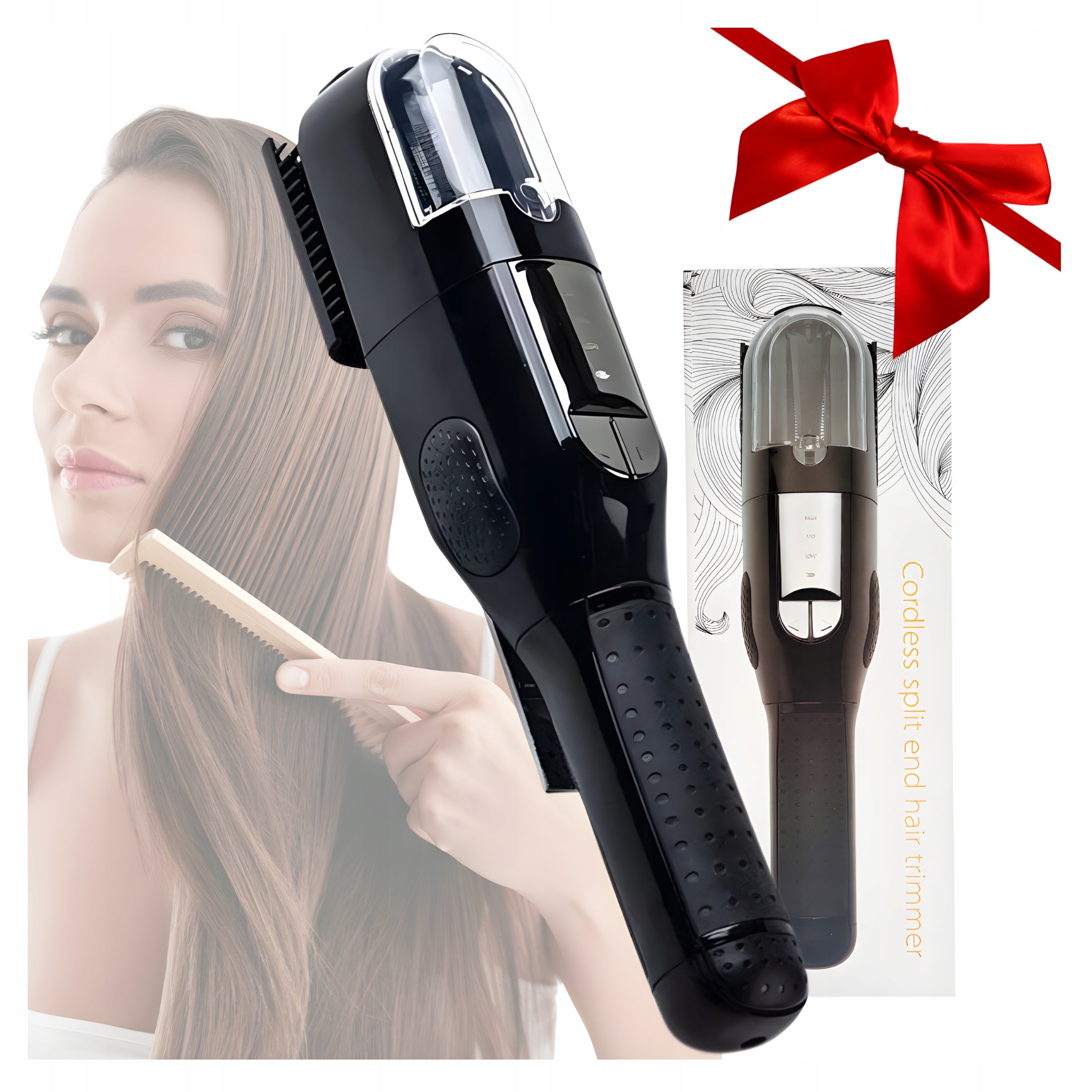 BRUSH TRIMMER CLIPPER FOR CUTTING SPLIT ENDS OF HAIR 