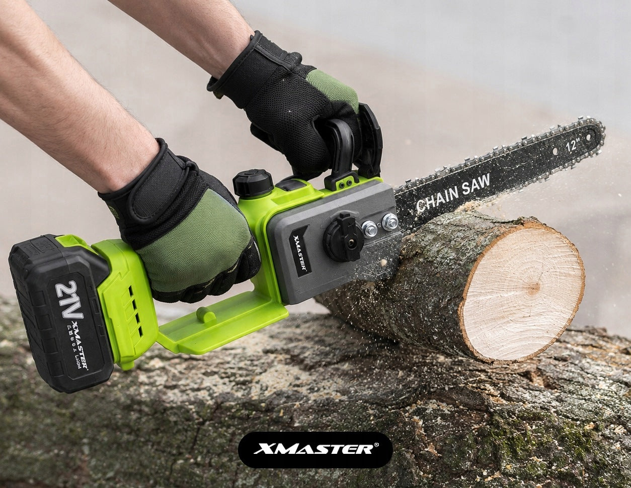 BRUSHLESS CHAINSAW CORDLESS BRANCH SAW 12 INCHES 2XAKU Packaging status original