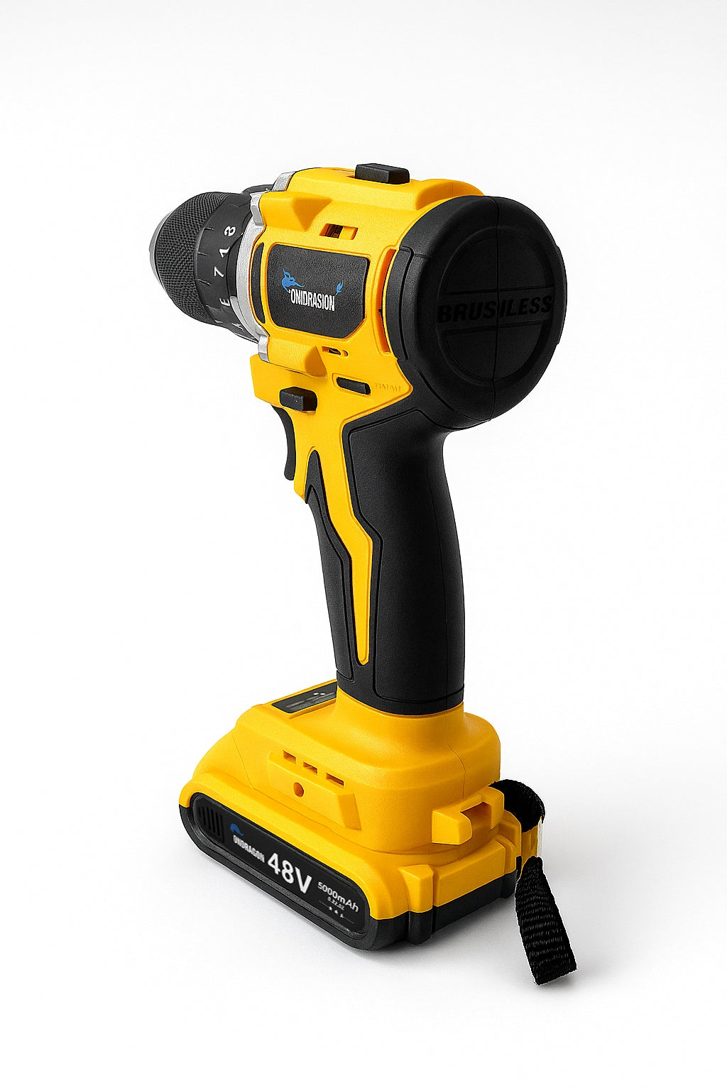 BRUSHLESS CORDLESS DRILL IMPACT DRIVER + 2xAKU SET 48V Brand Ondragon