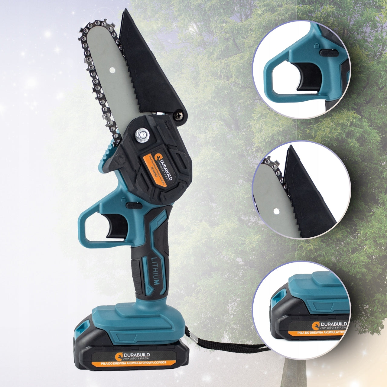 BRUSHLESS CORDLESS SAW 6" 4" ELECTRIC SAW STRONG SET Packaging status original