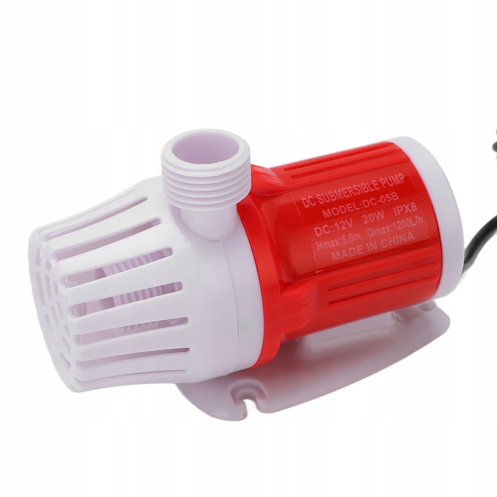 BRUSHLESS FLOW PUMP FOR WATER TANK DC12V 20W 1200L/H Pump capacity l/h 1001 - 1600 l/h