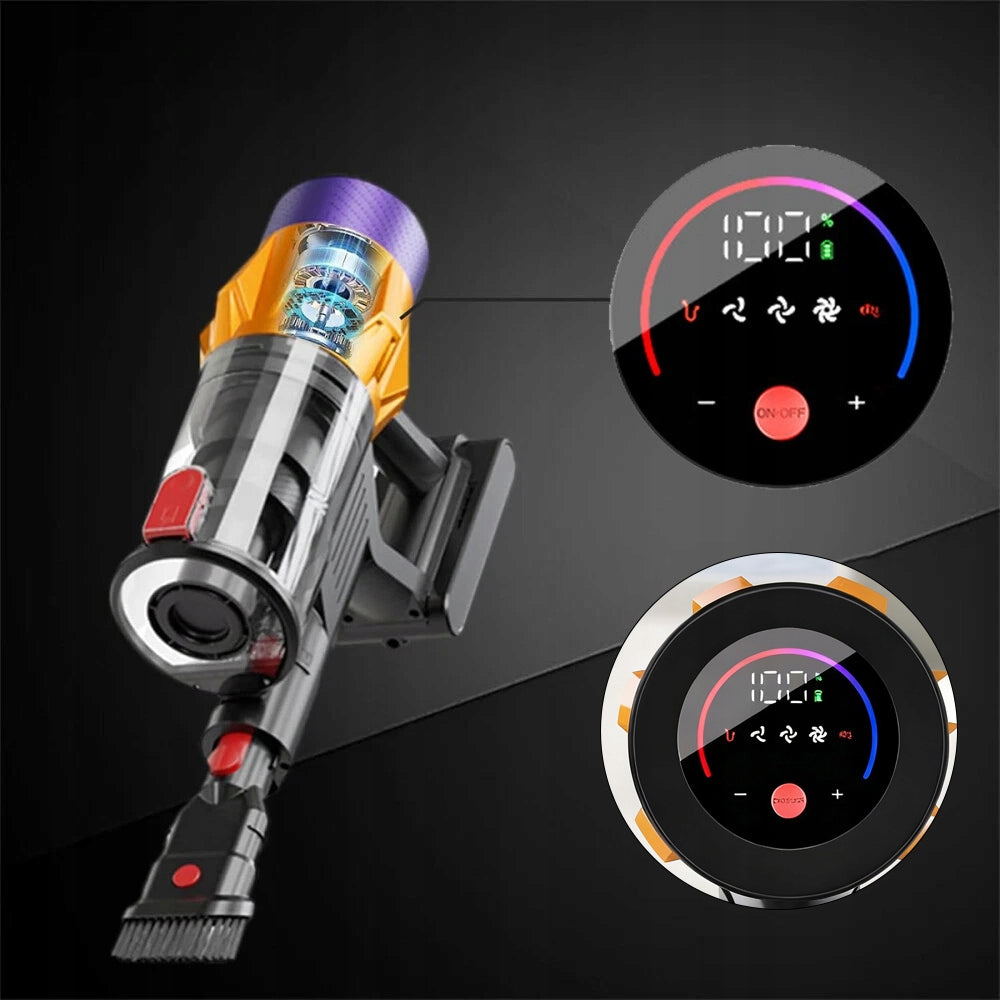 BRUSHLESS HANDHELD VACUUM CLEANER 550W SET FOR HOME OFFICE TOUCH SCREEN Dominant color not applicable