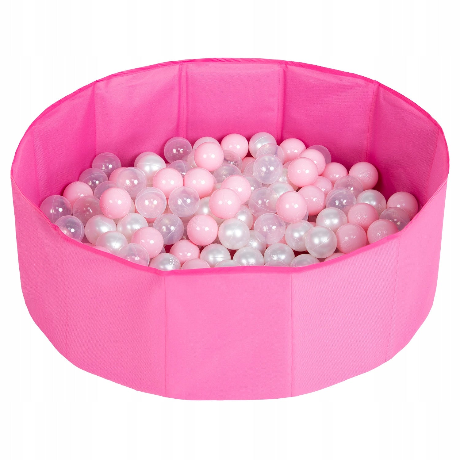 BS-100X Dry pool pink folding with balls 100 pcs