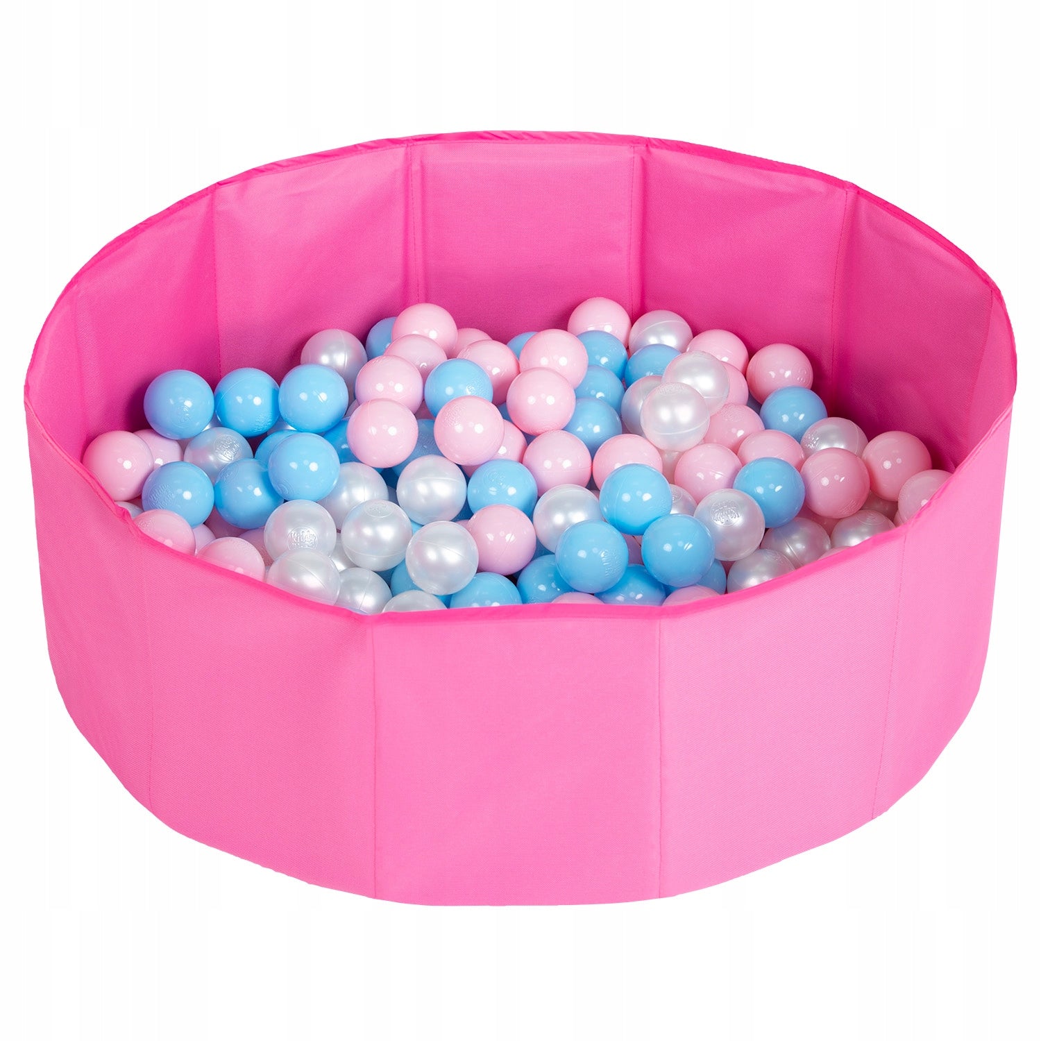 BS-100X Dry pool pink folding with balls 100 pcs