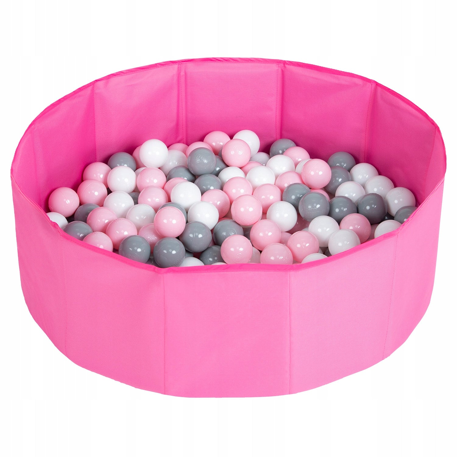BS-100X Dry pool pink folding with balls 300 pcs