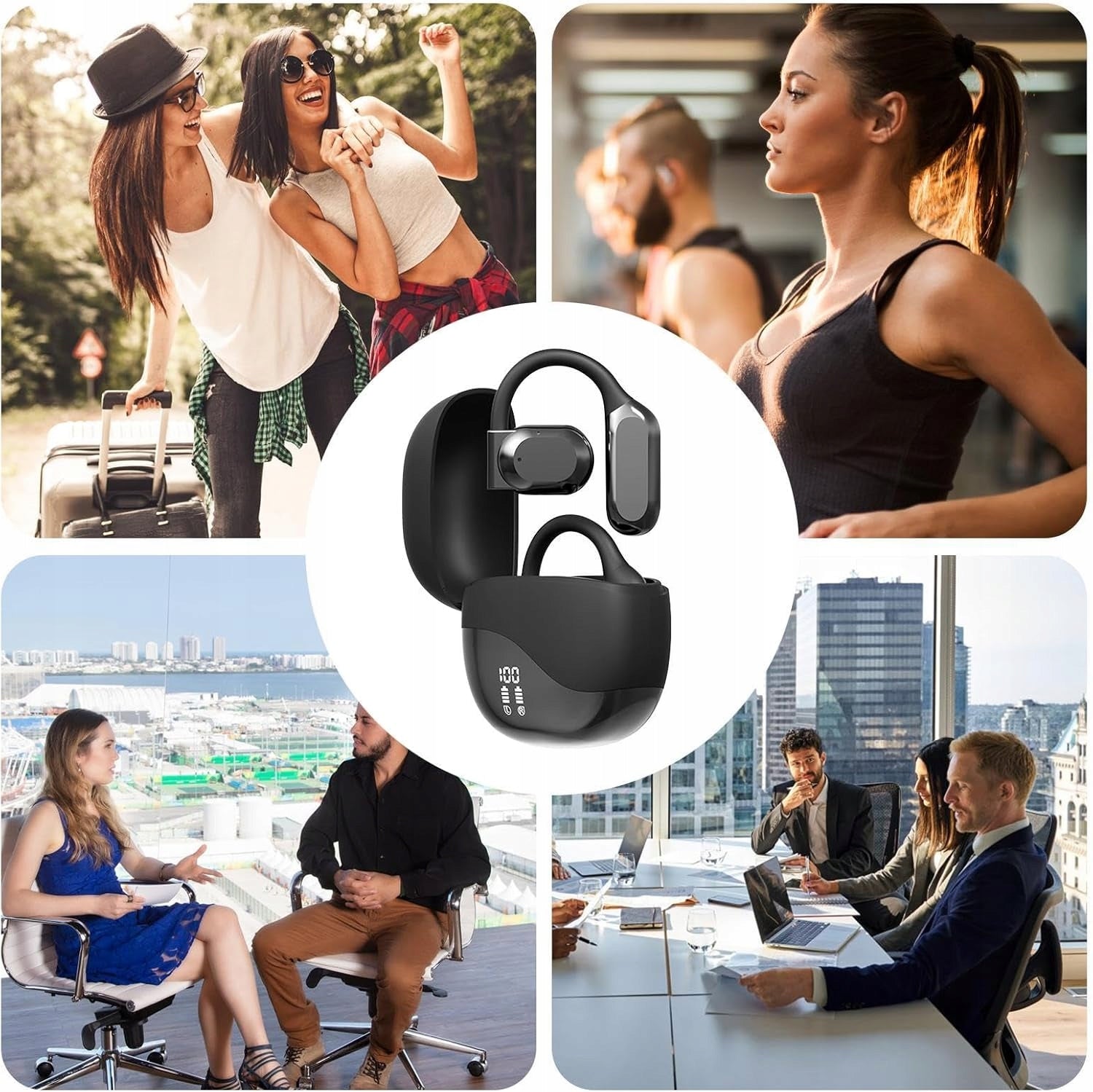BT 5.3 Wireless Headphone Translator AI On-Ear Translator Manufacturer code Translator Sluchawkowy Tlumacz BT 5.3 Nauszne