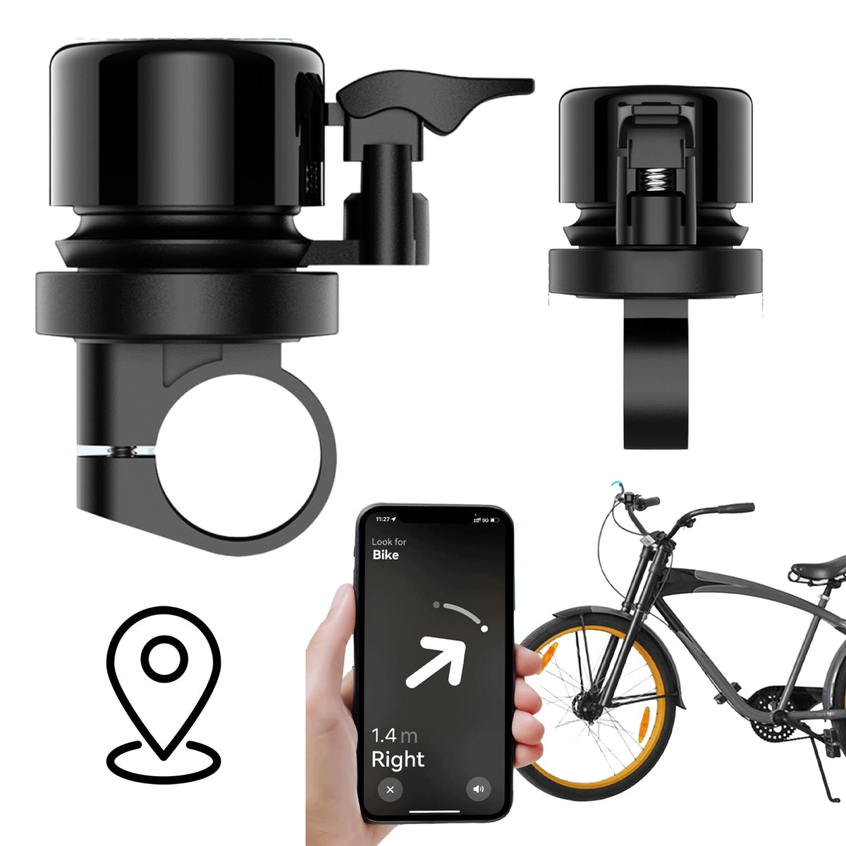BT ANDROID GPS Locator for Bike BELL