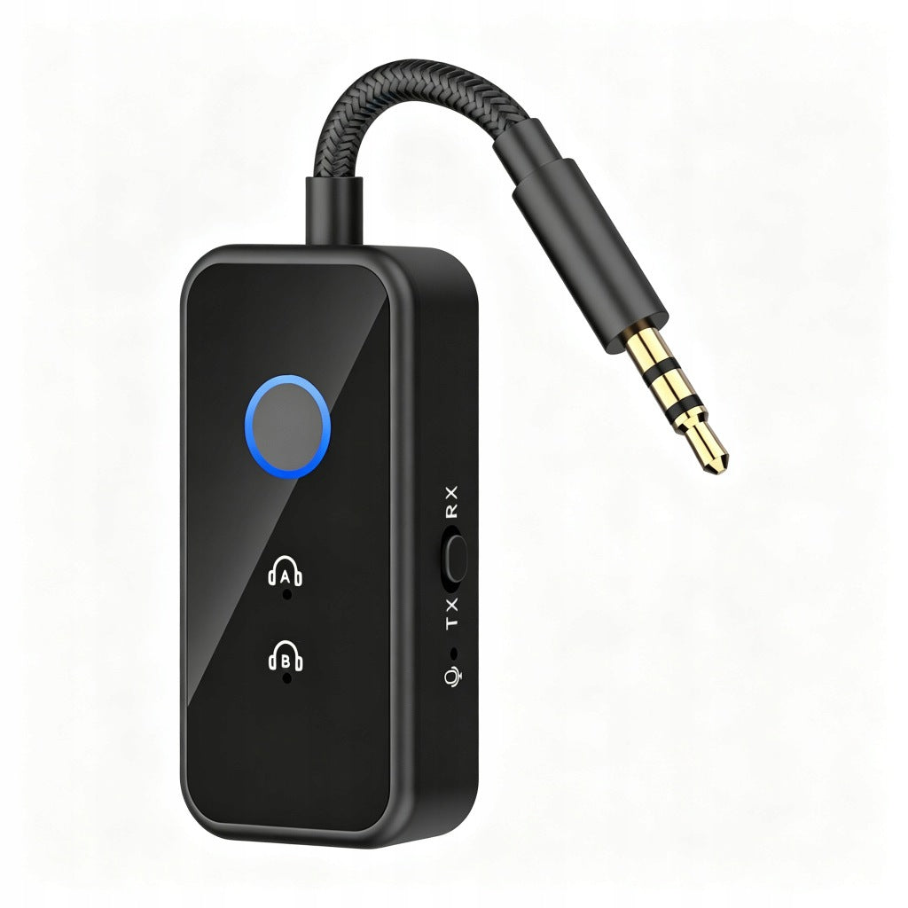 BT6.0 Bluetooth Receiver Transmitter 2-in-1 Car Audio Adapter AAC SBC Brand no brand
