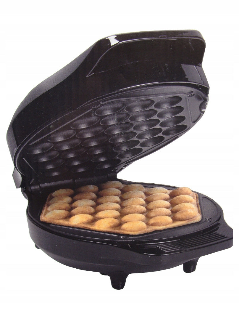 BUBBLE WAFFLE MAKER PRINCESS BLACK 1000 W 18CM
