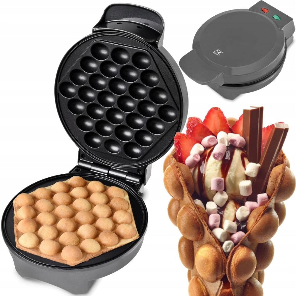 BUBBLE WAFFLE MAKER WAFFLE WRAPPED BUBBLE STRONG 850W NONSTICK