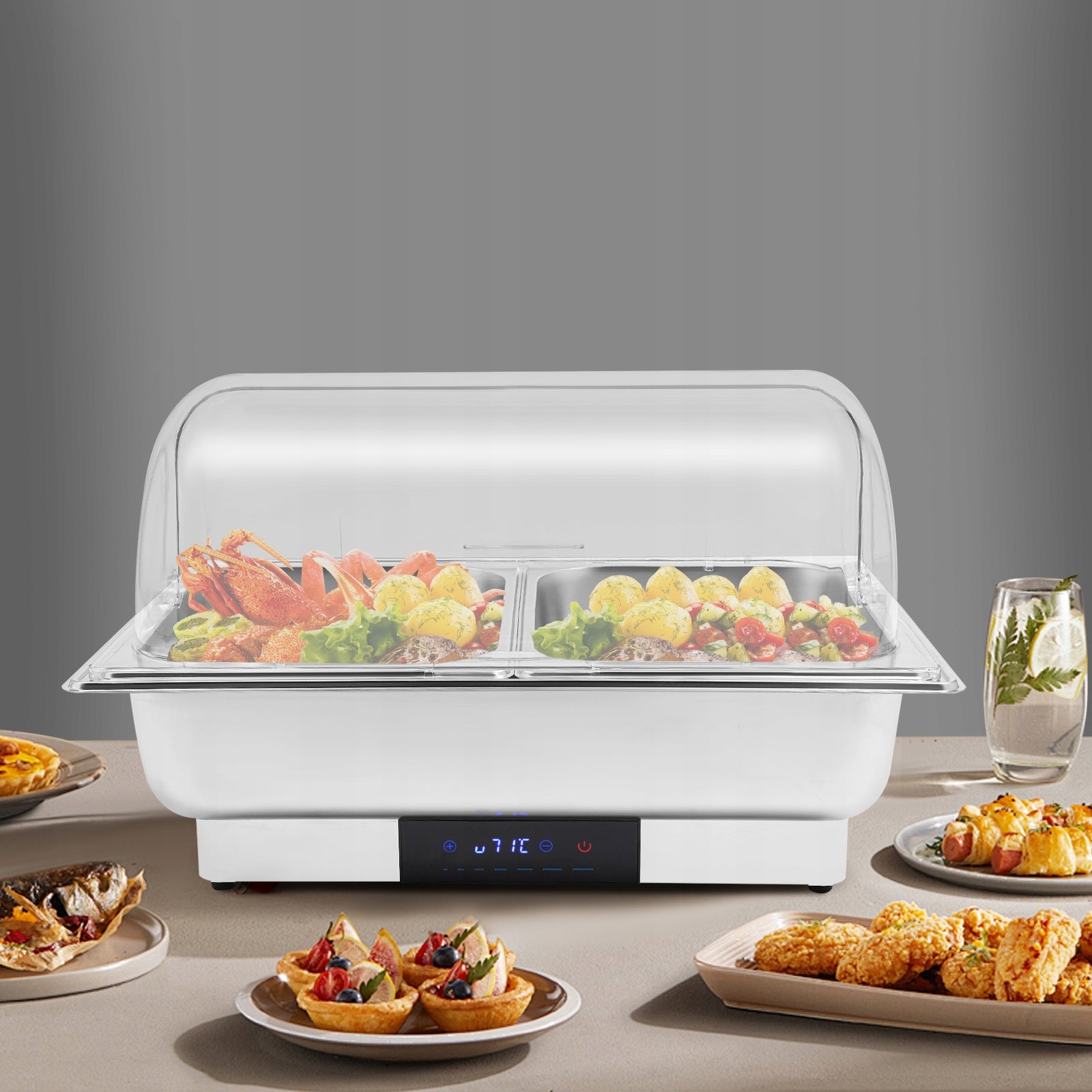 BUFFET FOOD HEATER WITH LED TEMPERATURE CONTROL 9L Manufacturer code 578764356