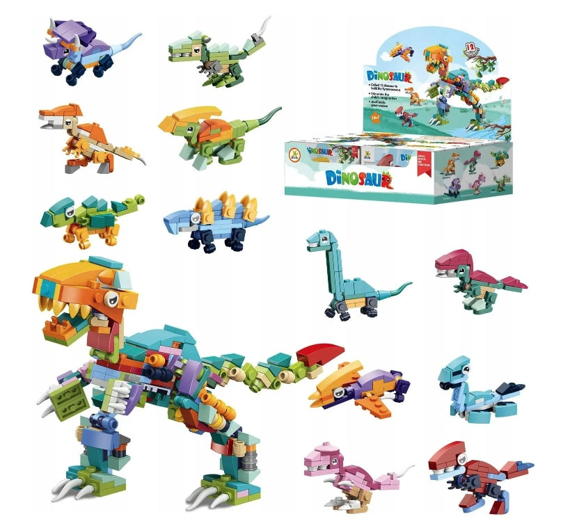 BUILDING BLOCKS 12in1 DINOSAURS DINO FUN ADVENT CALENDAR GIFT