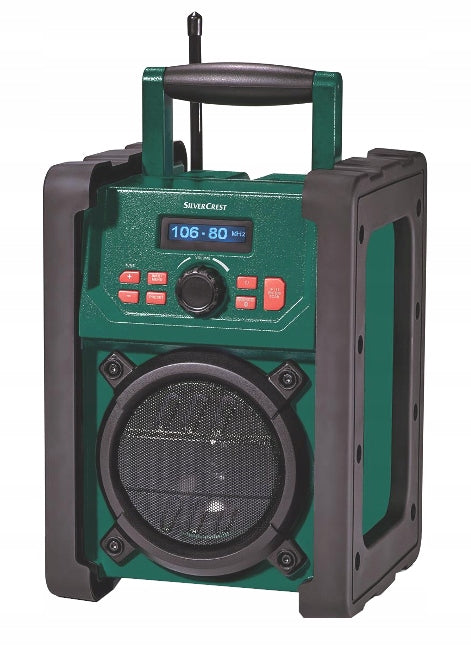 BUILDING RADIO bluetooth DAB +, batteries, power supply Manufacturer code BUDOWLANE