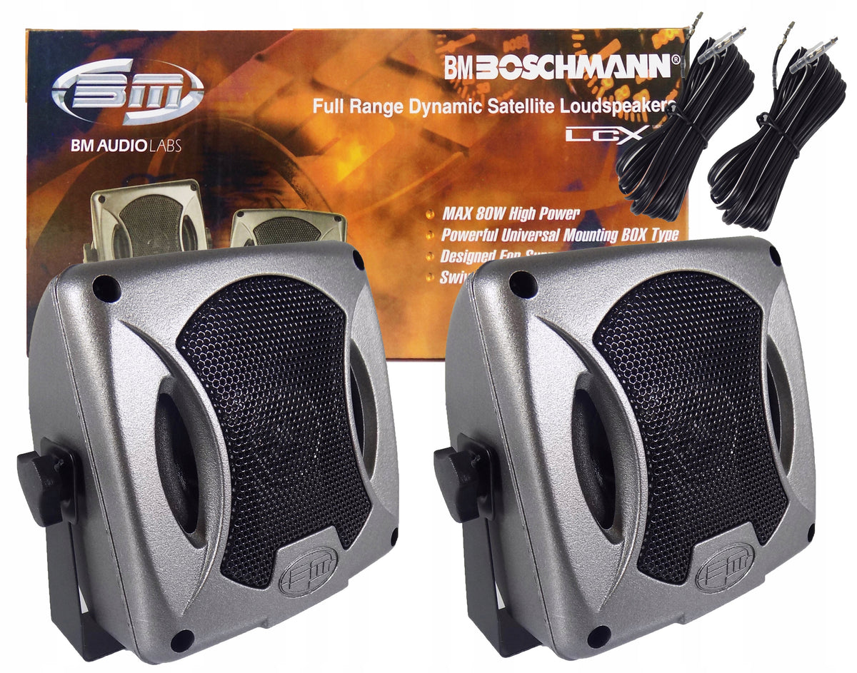 BUILT-IN CAR SPEAKERS + HANDLES
