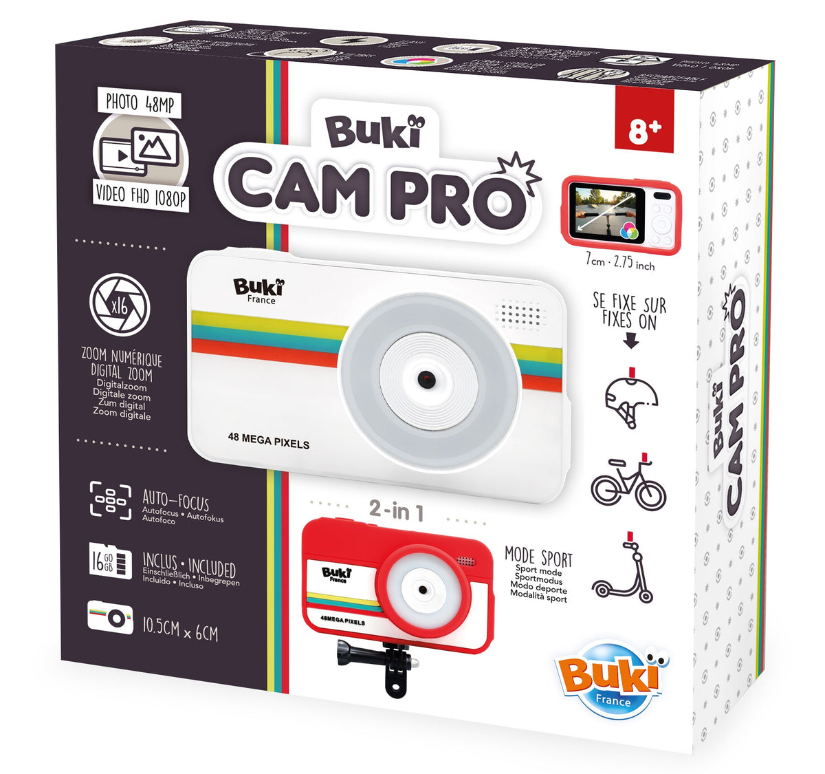 BUKI: 2in1 CamPro 8+ PV010 Baby Camera