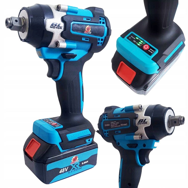 BULLTEK 21V 4x 5000mAh Cordless Tool Kit in 5in1 Case Brand Bull Tech