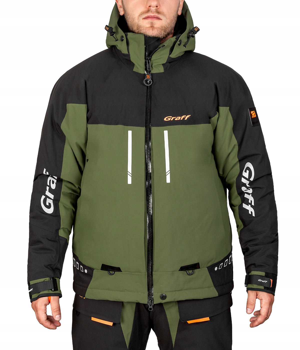 BUOYANCY Green GRAFF M/176 Fishing Rainsuit Brand Graff