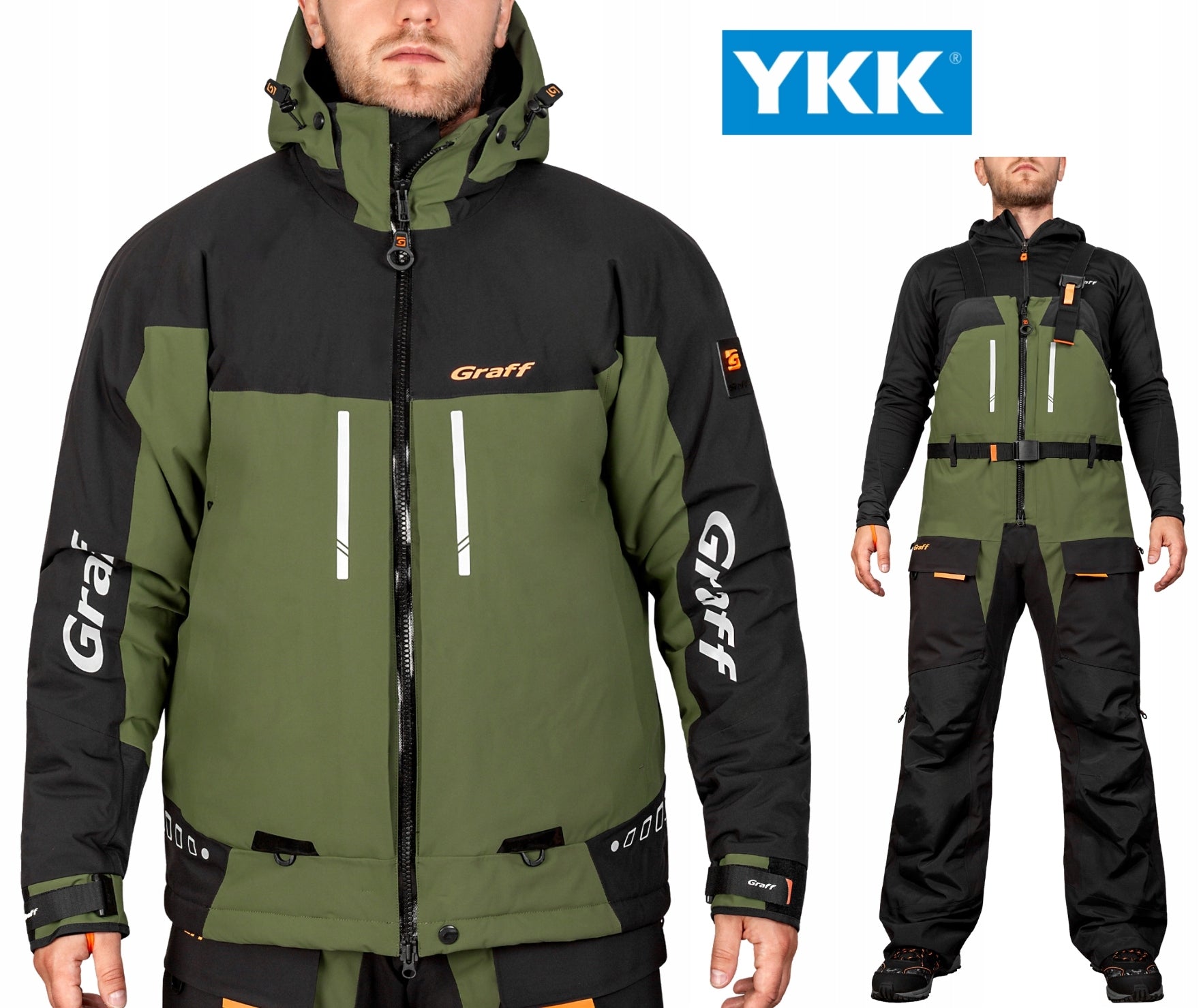 BUOYANCY Green GRAFF M/176 Fishing Rainsuit