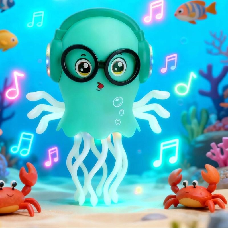 BX12_tds0837B_Interactive dancing toy JELLYFISH OctoDance GREEN Brand no brand