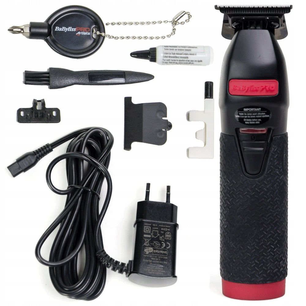 BaByliss PRO FX7870RBPE Skeleton FX BOOST+ Trimmer - Black/Red Packaging status original