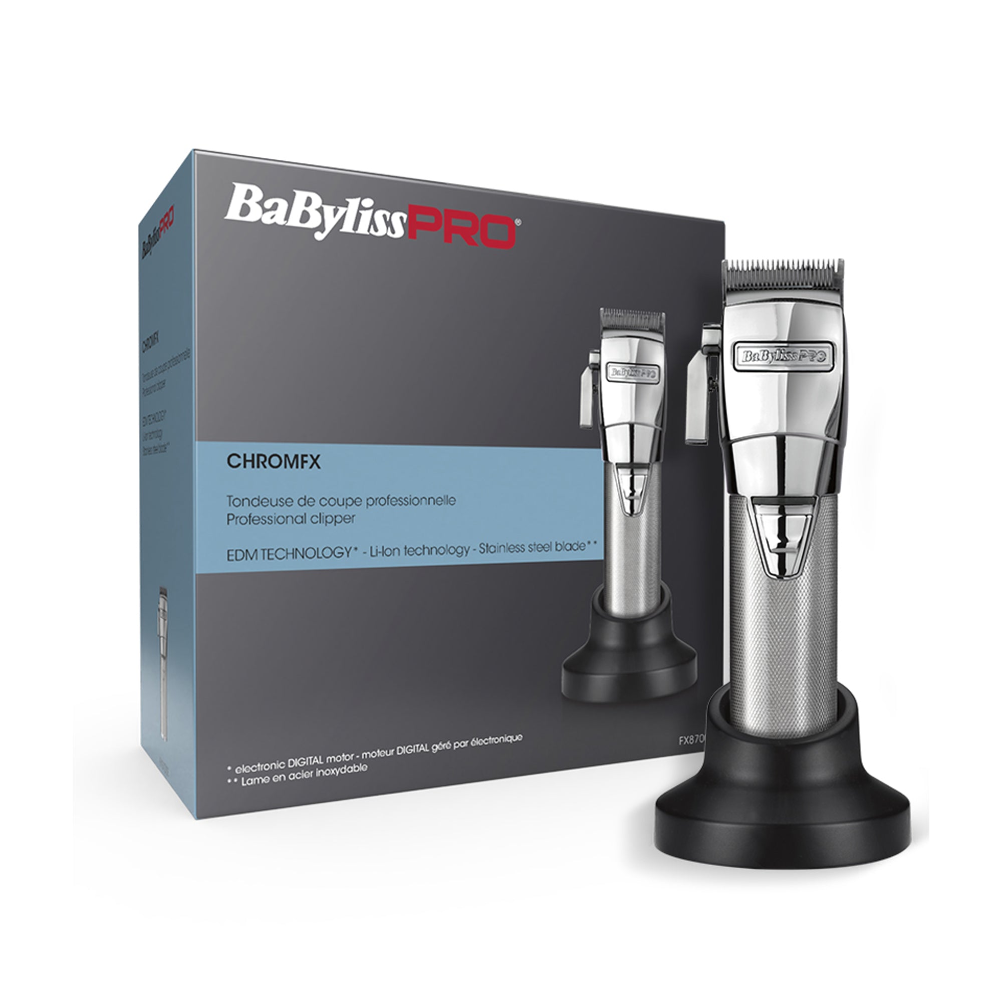 BaByliss Pro FX8700E Chrom FX Cordless Hair Clipper