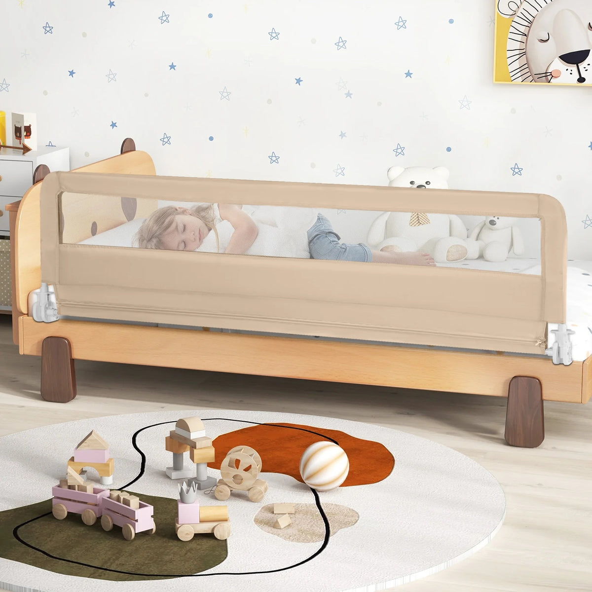 Baby Bed Protective Barrier Folding 180cm With Belt Secured Manufacturer code BS10045MS