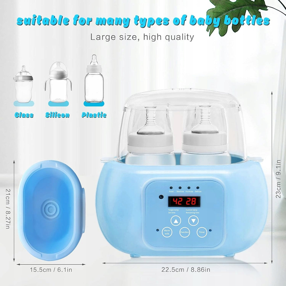 Baby Bottle Heater and Sterilizer Operating on Remote Control 4228 Manufacturer of a medical device brak informacji