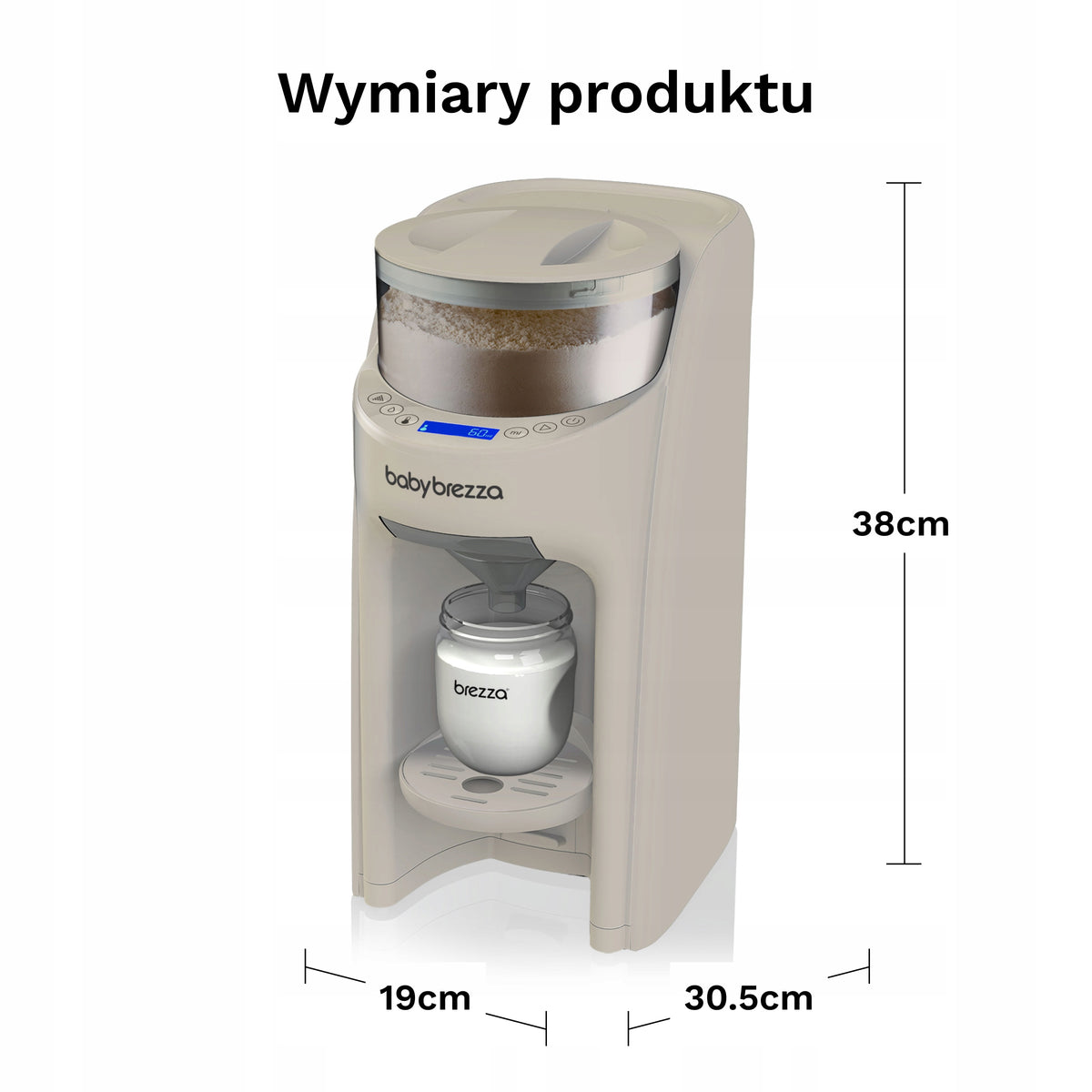 Baby Brezza Formula Pro Advanced Oat/Beige Brand Baby Brezza