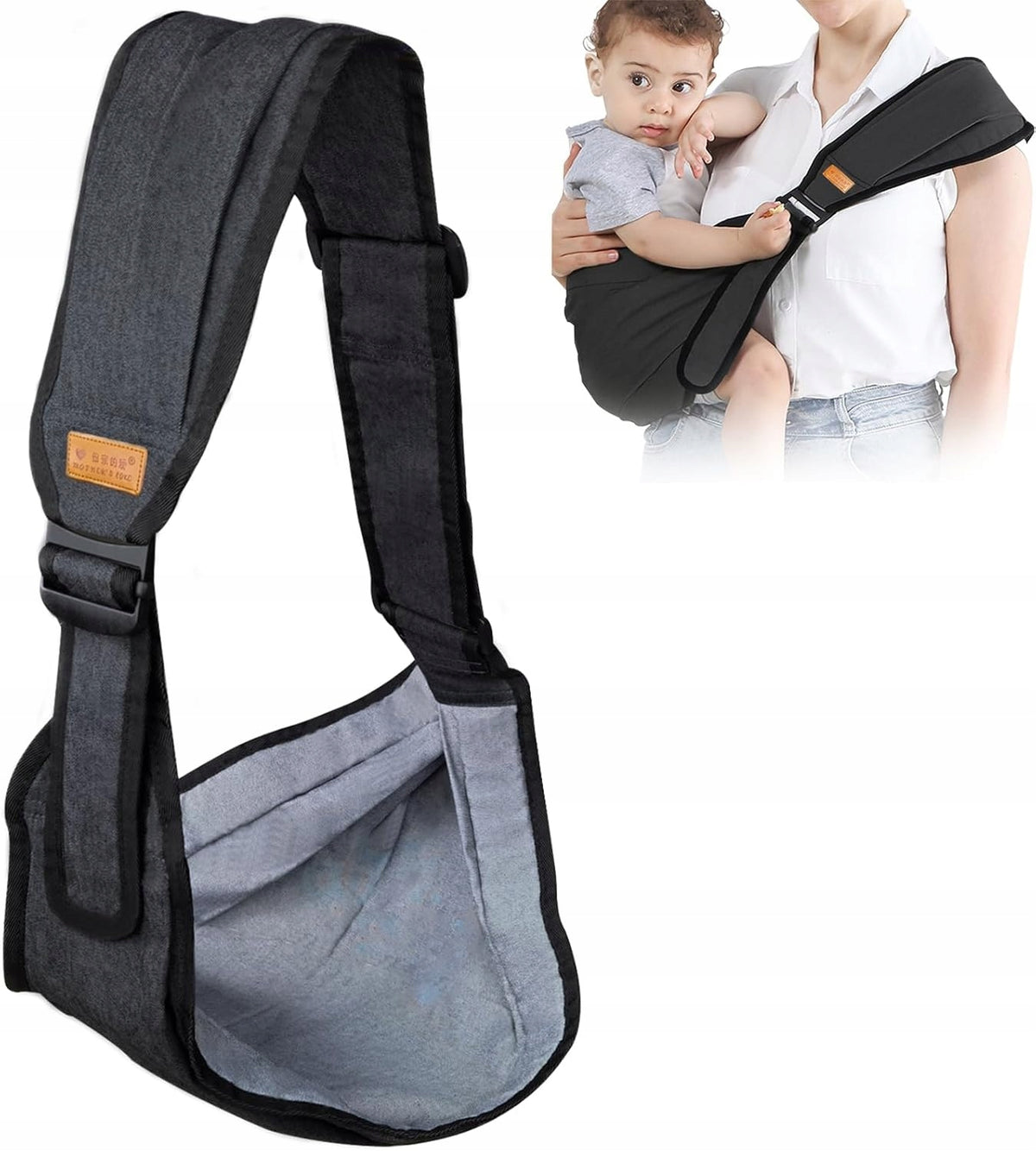 Baby Carrier Adjustable Strap Non-Slip Seat