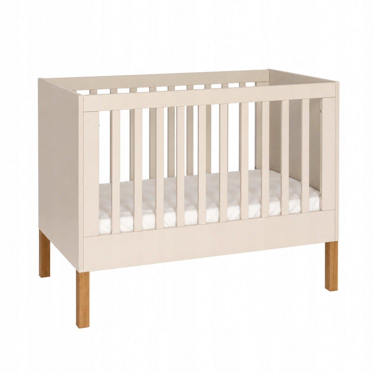 Baby Cot Sofa 2in1 with Pull-out Rungs - 120x60 cm Kashmir
