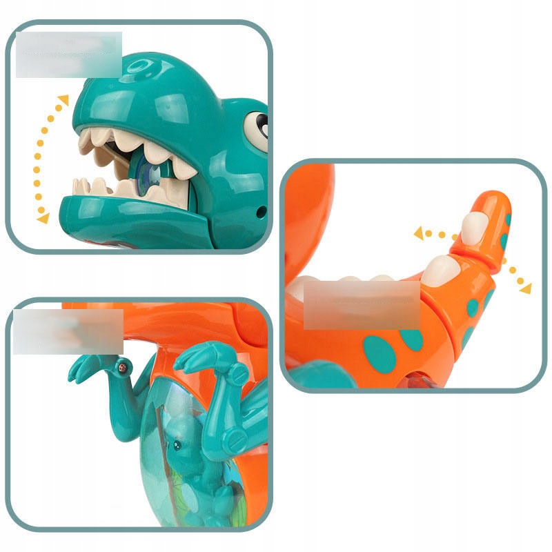Baby Crawling Dinosaur Toy, Light-Up Musical Tummy Time for Toddlers Brand Bedee