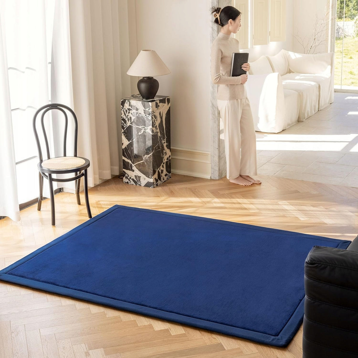 Baby Crawling Mat Velvet Foam Yoga Mat 200x280cm Q2V Brand Abakuhaus