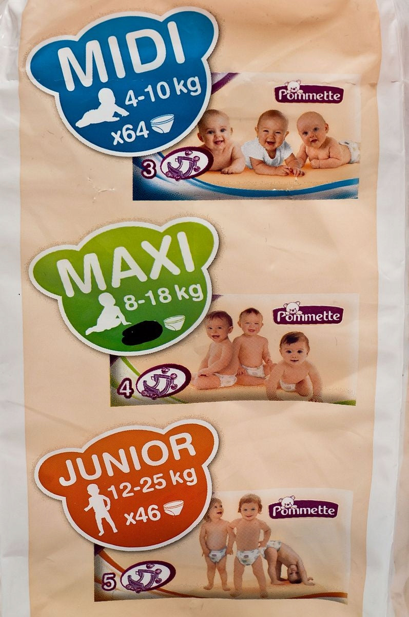 Baby Diapers Disposable MORAWSKI Size 4 282pcs Brand Morawski