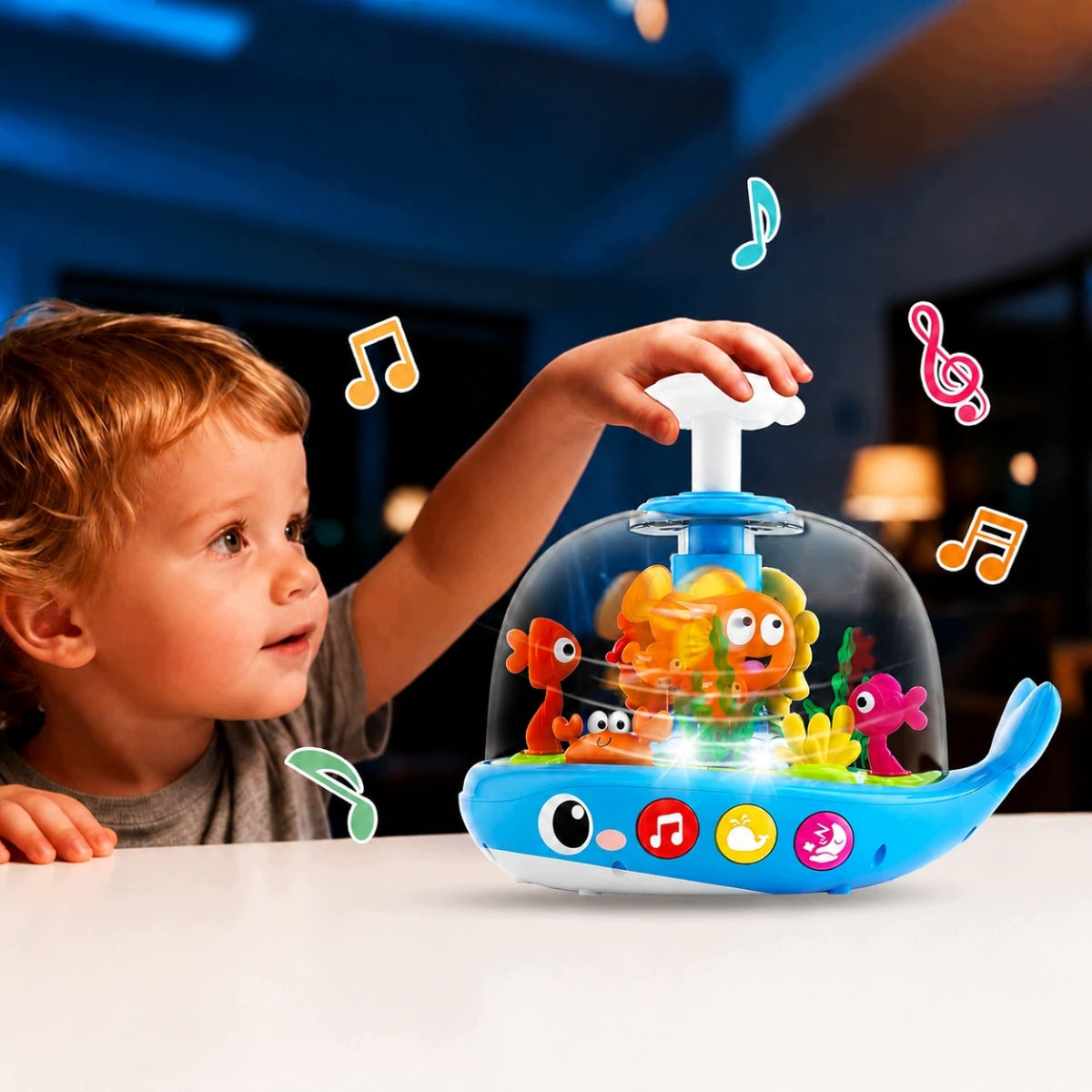 Baby Gift WHALE Interactive Bilingual 6m+ Kid's age 6＋ months