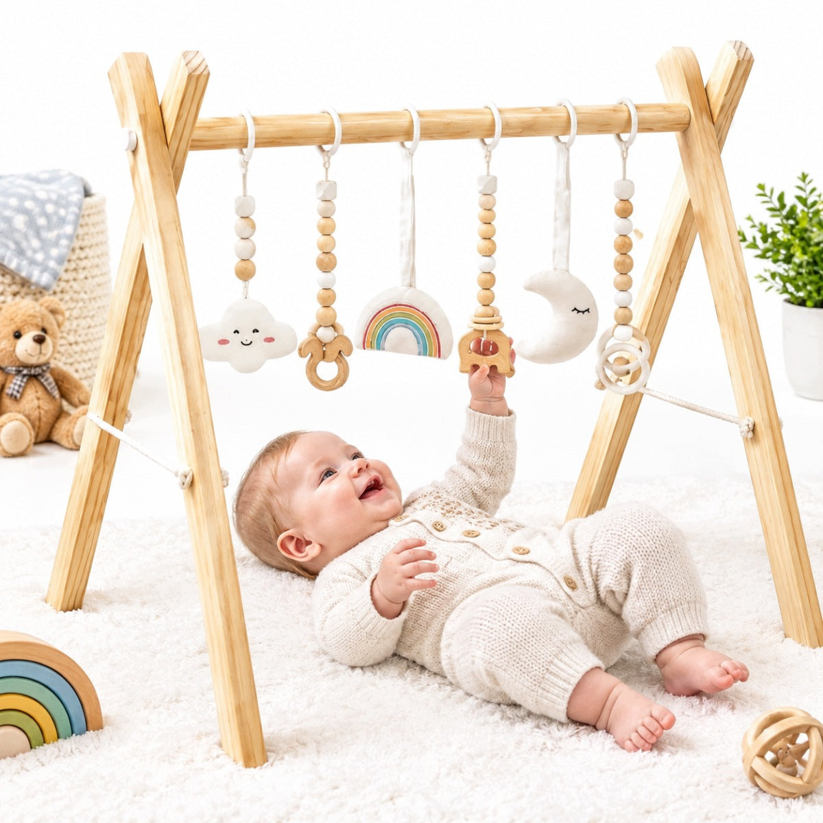 Baby Gym Educational Stand Adjustable