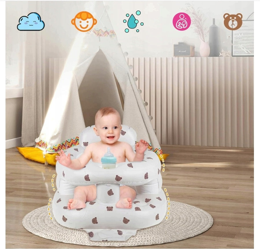 Baby Inflatable Highchair For Learning To Sit Feeding With Backrest EAN (GTIN) 6907089516634