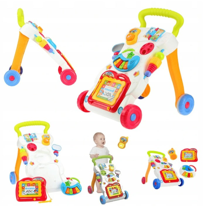 Baby Mix WALKER PUSHER educational Drawing board PIANO booklet Color multicolor